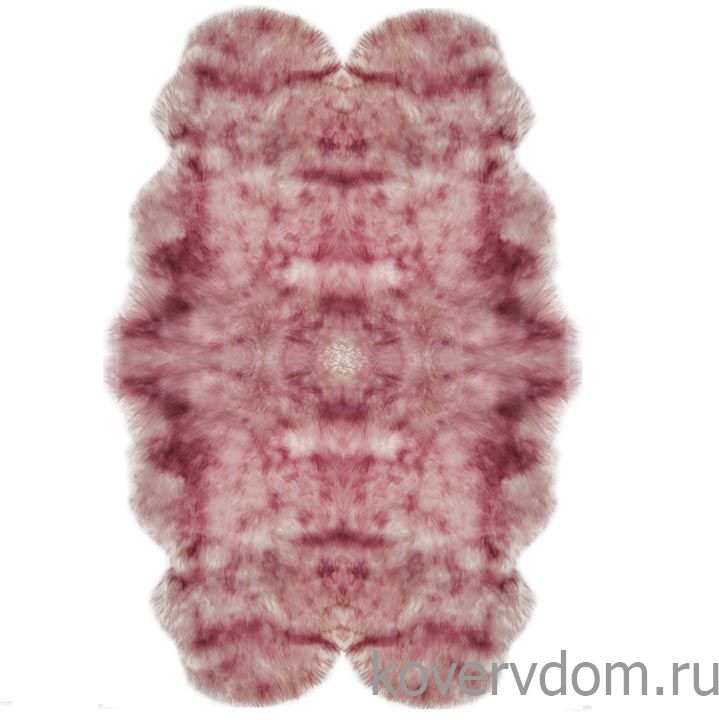 Овчина Новозеландская 4-х шкурная розовая палевая  