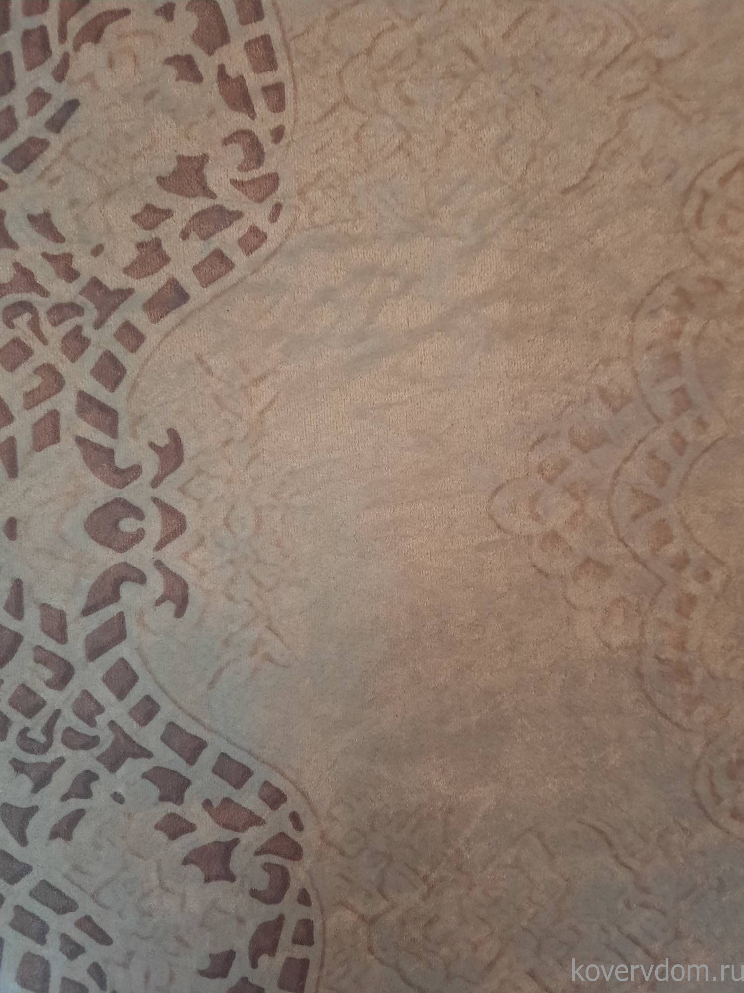 Ковер Decovilla 21003.101 DANTEL Светло-коричневый Круг Ковер Decovilla 21003.101 DANTEL Светло-коричневый Круг