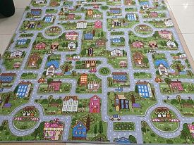 Яркий детский ковер-палас  LITTLE TOWN-A