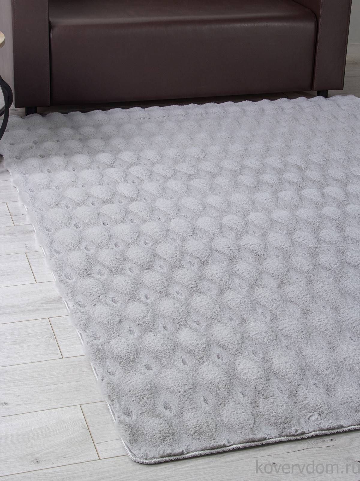 Ковер из искусственного меха BUBBLE PX1000 SILVER
