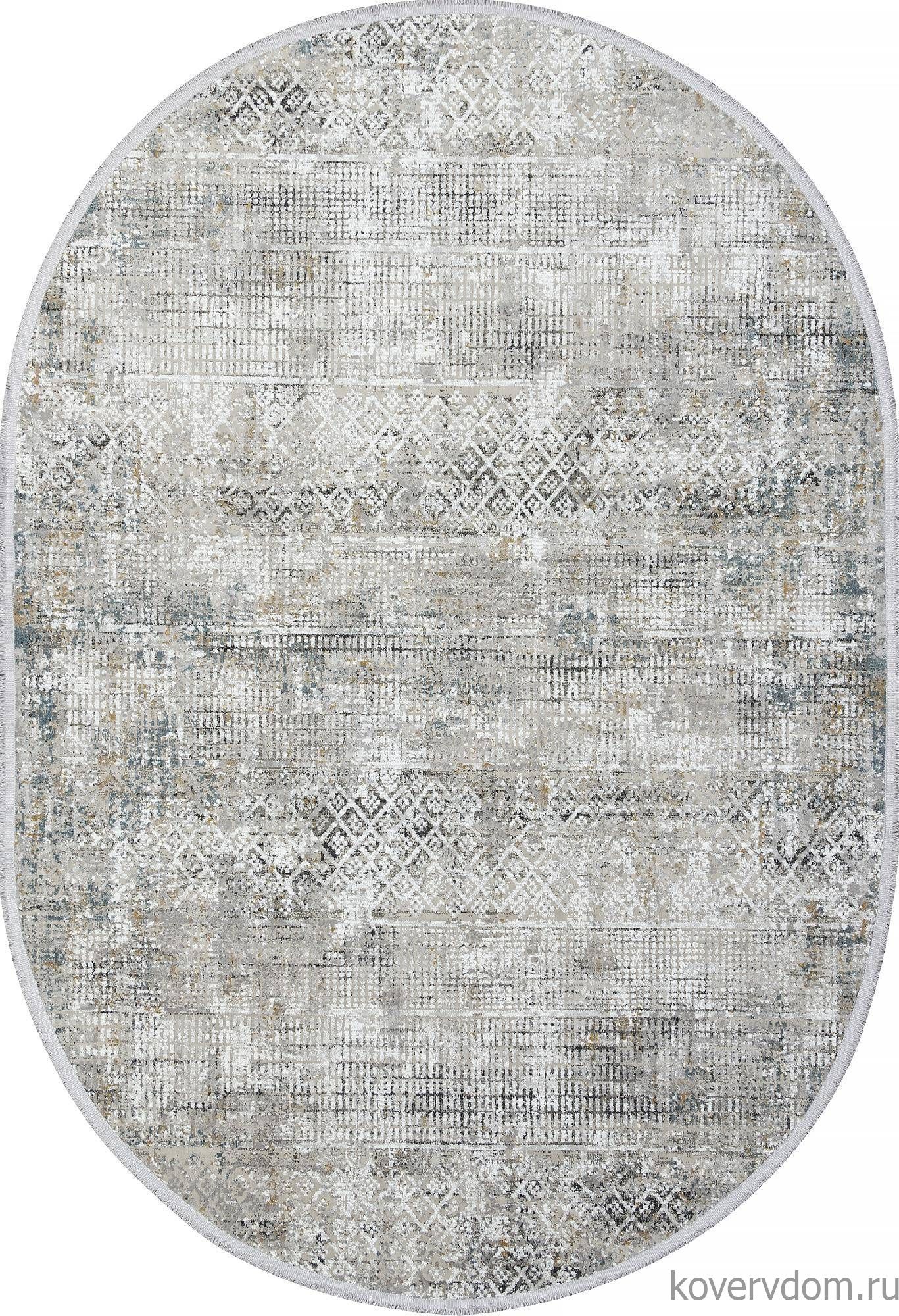 Ковер LORENZO A047AJ GREY / BLUE Овал Ковер LORENZO A047AJ GREY / BLUE Овал