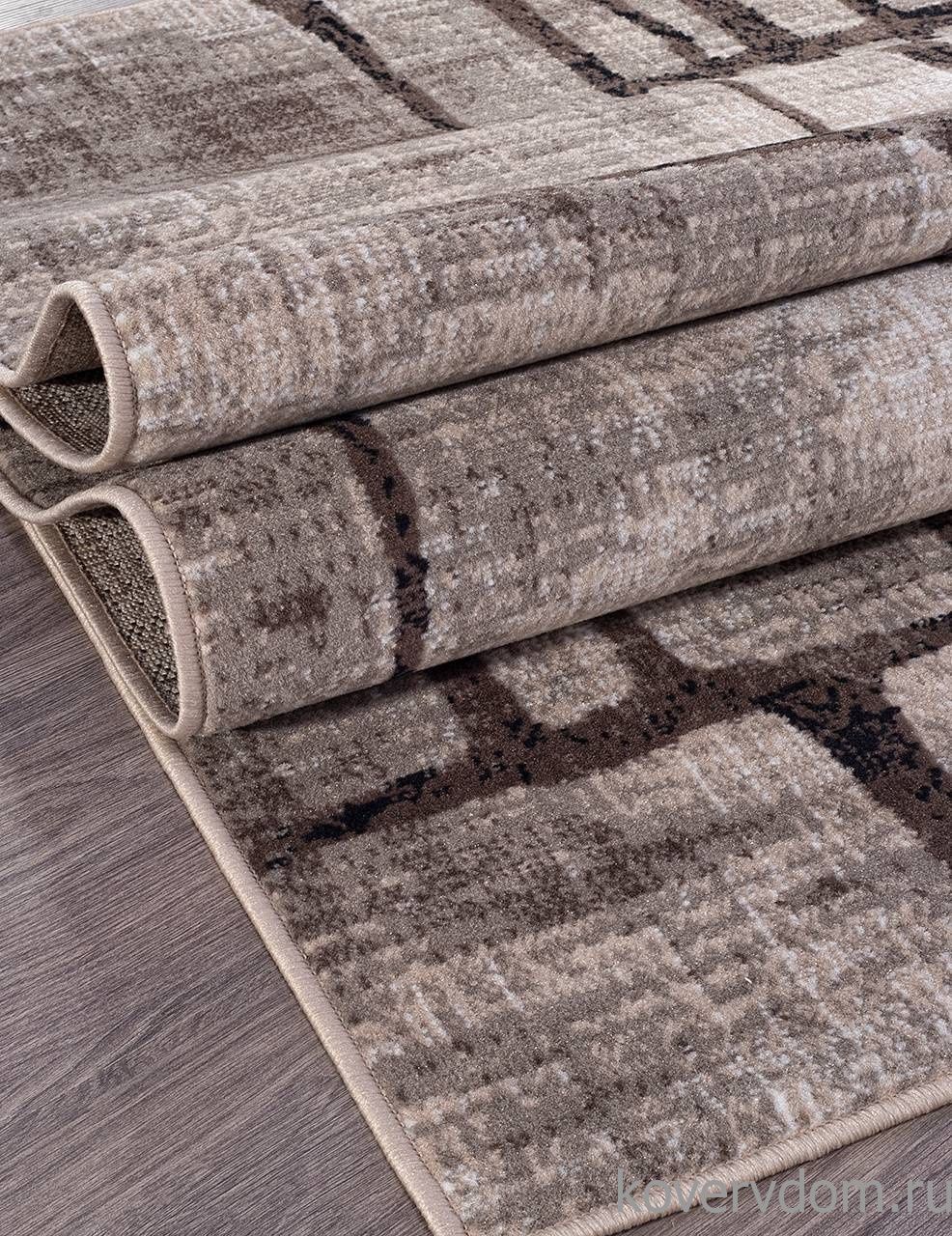 Ковер SIERRA D717 BEIGE-BROWN 2