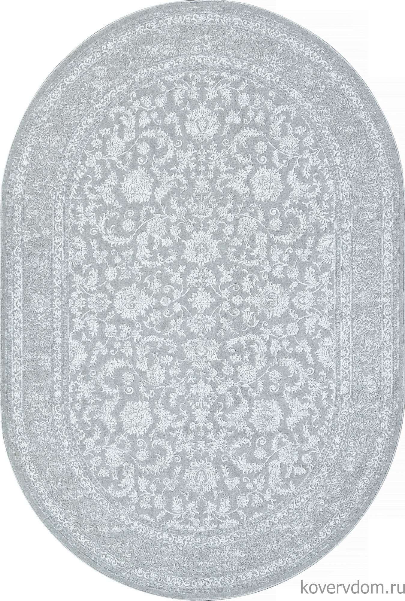 Ковер SIROCCO E365AP GREY / WHITE Овал Ковер SIROCCO E365AP GREY / WHITE Овал
