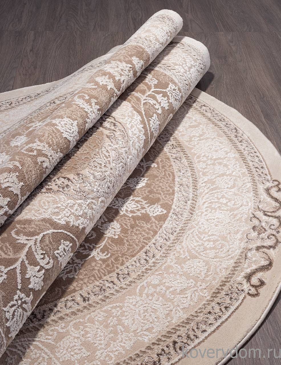 Ковер ARMINA 03874B BROWN / BROWN Овал Ковер ARMINA 03874B BROWN / BROWN Овал