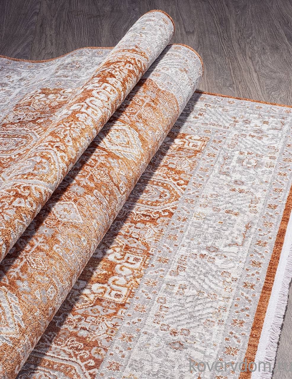 Ковер SEATTLE 03883A СЕРЫЙ / ТЕРРАКОТОВЫЙ Ковер SEATTLE 03883A СЕРЫЙ / ТЕРРАКОТОВЫЙ