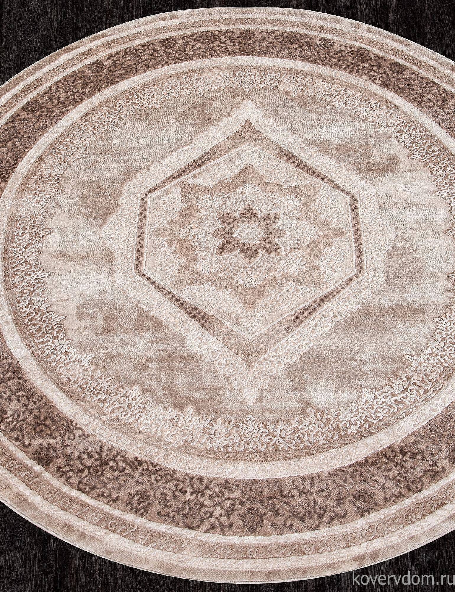 Ковер ARMINA 04037A BROWN / BROWN Круг Ковер ARMINA 04037A BROWN / BROWN Круг