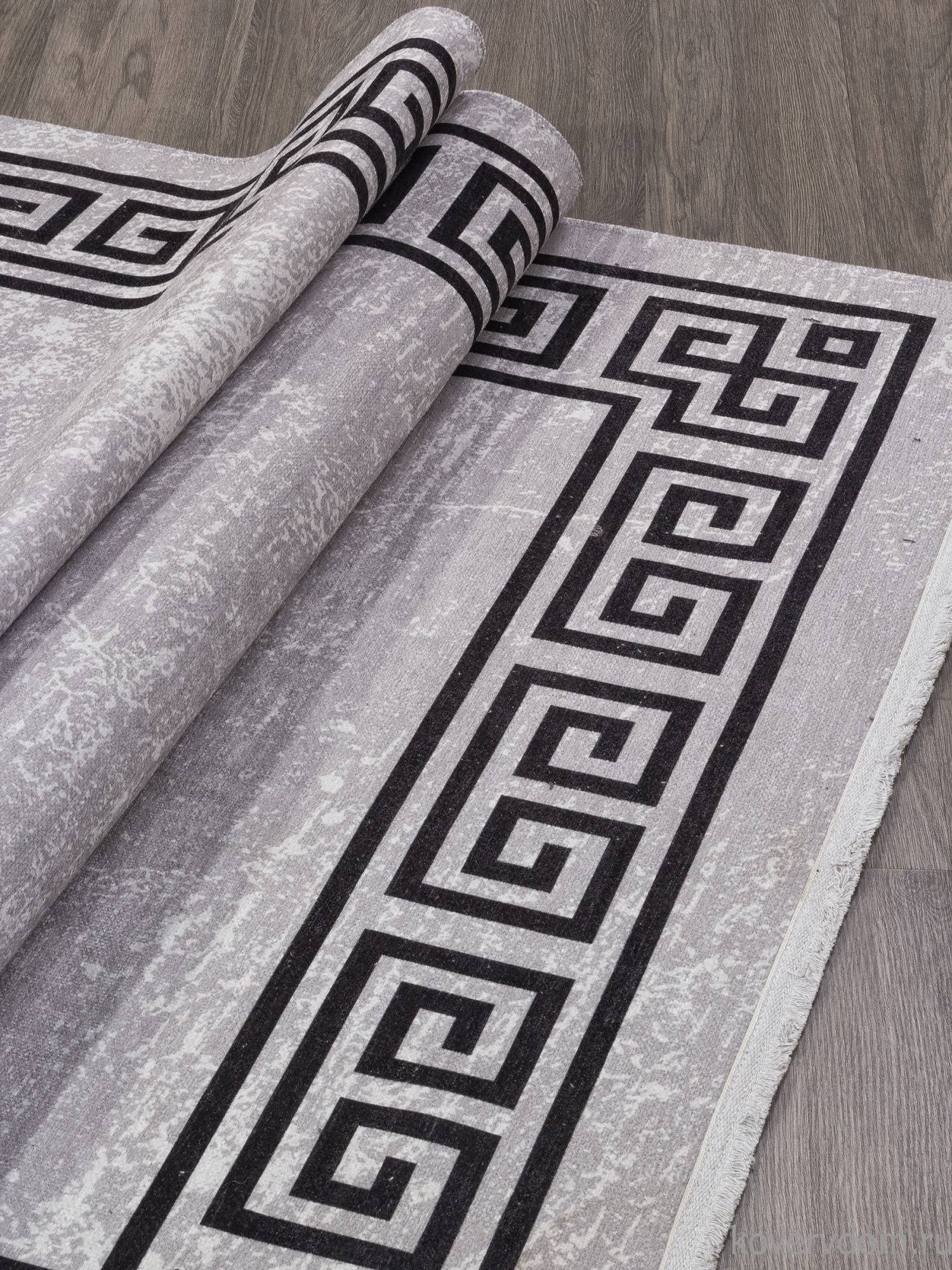 Ковер LOTUS AB194A GREY / BLACK Ковер LOTUS AB194A GREY / BLACK