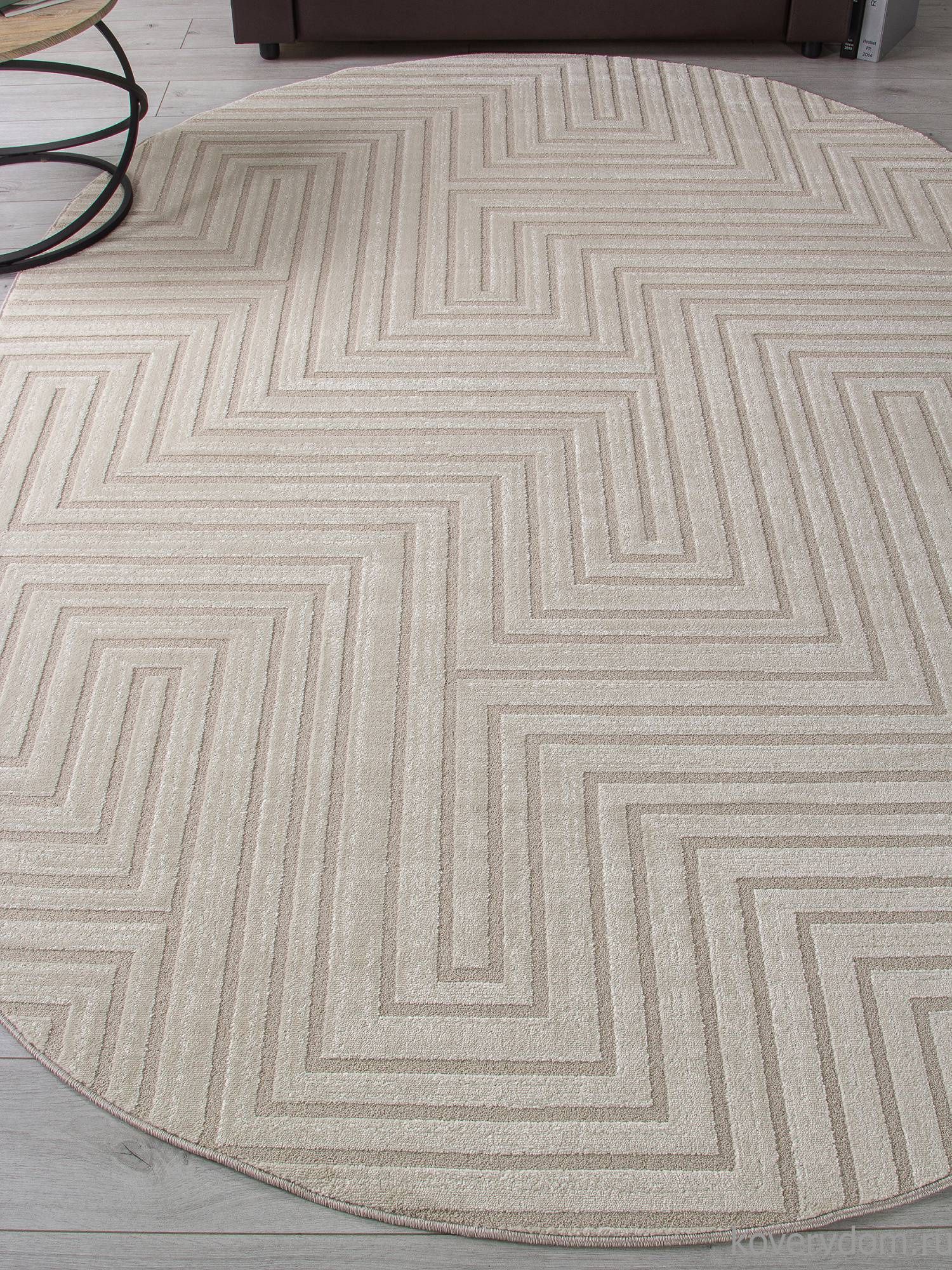 Ковер DIOS F412 LIGHT CREAM Овал