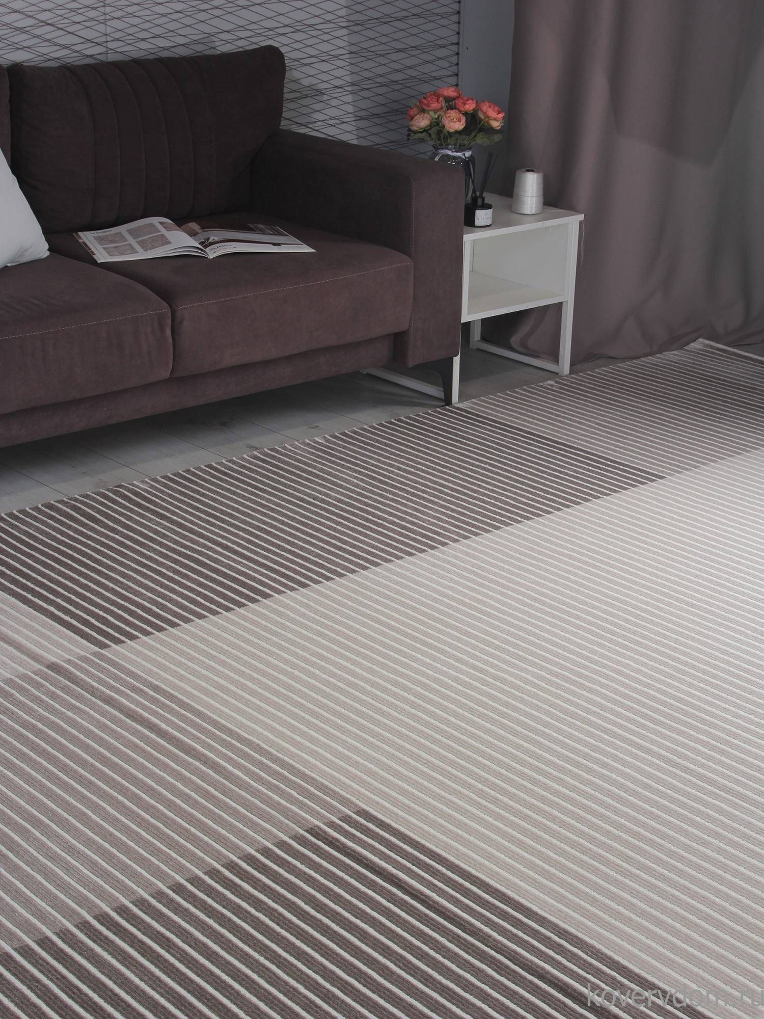 Ковер NENSI GL245A BROWN / BROWN