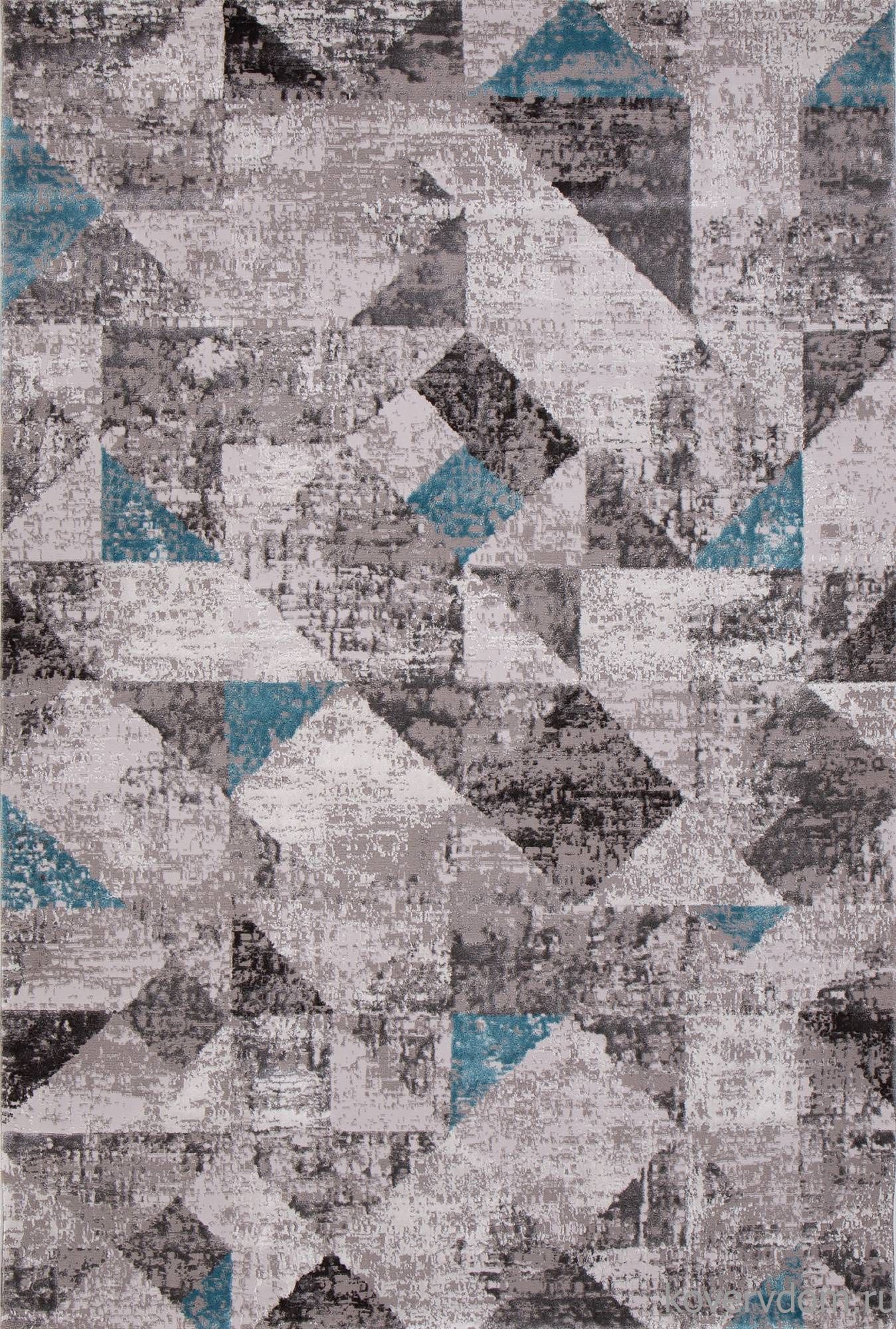 Ковер TEMPO 01459A C.POLY GREY / L.BLUE