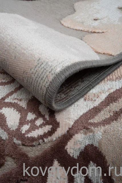 Рельефный ковер из вискозы GENOVA 38182 6626 90 Овал Рельефный ковер из вискозы GENOVA 38182 6626 90 Овал