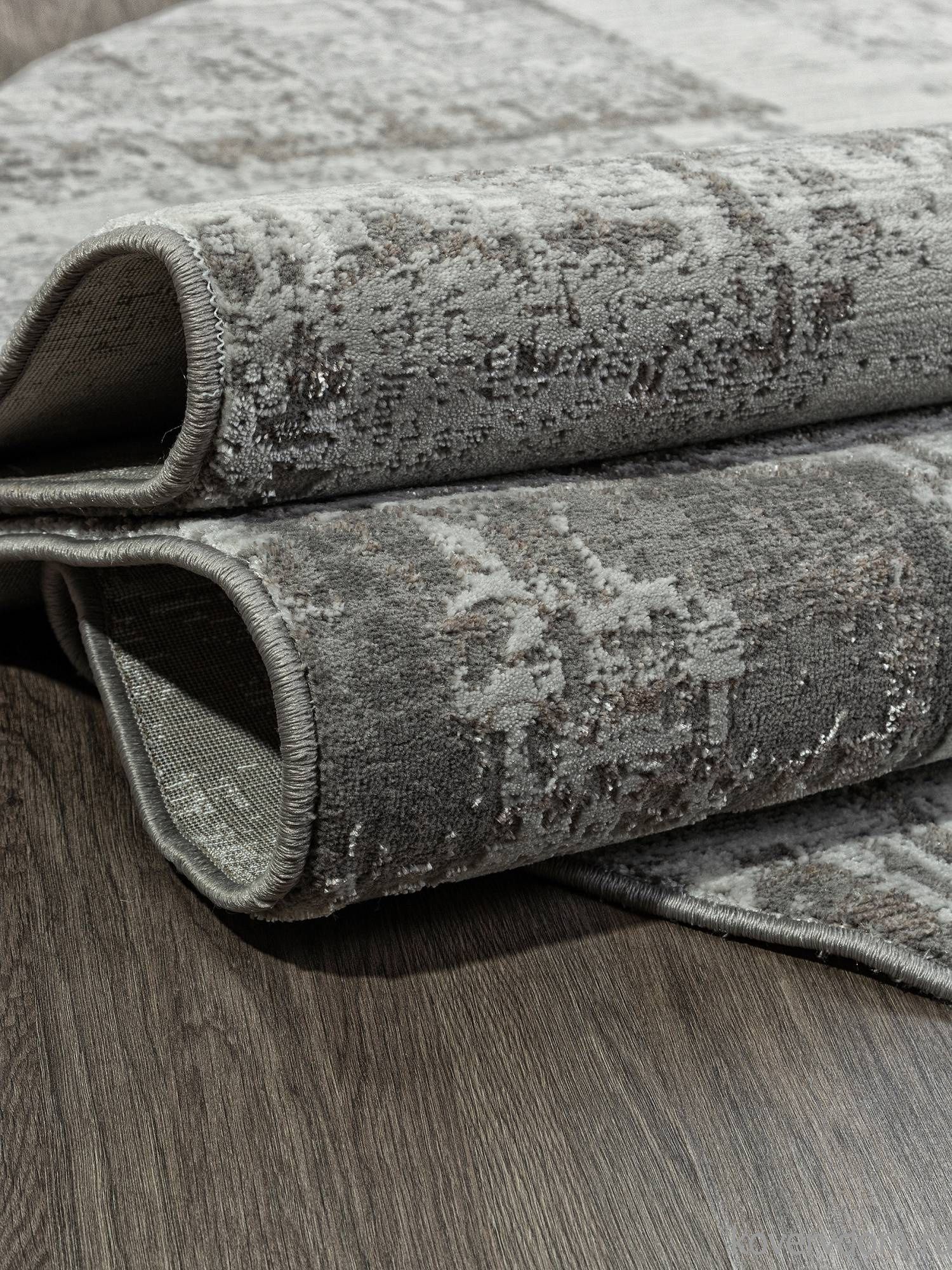 Ковер GRAFF F237 GRAY-BEIGE Овал
