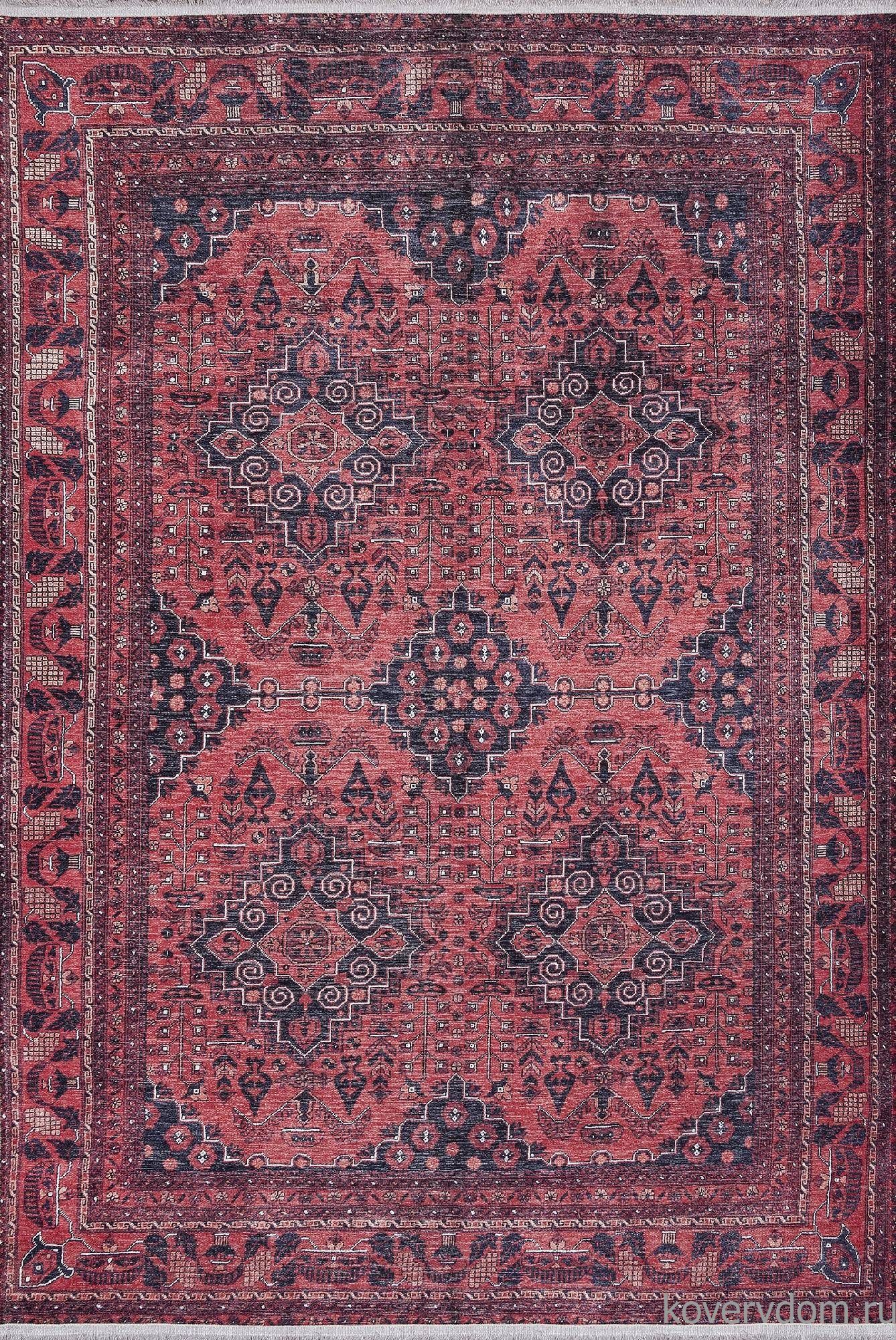 Ковер ЛОТУС AB031A RED / BLUE Ковер ЛОТУС AB031A RED / BLUE
