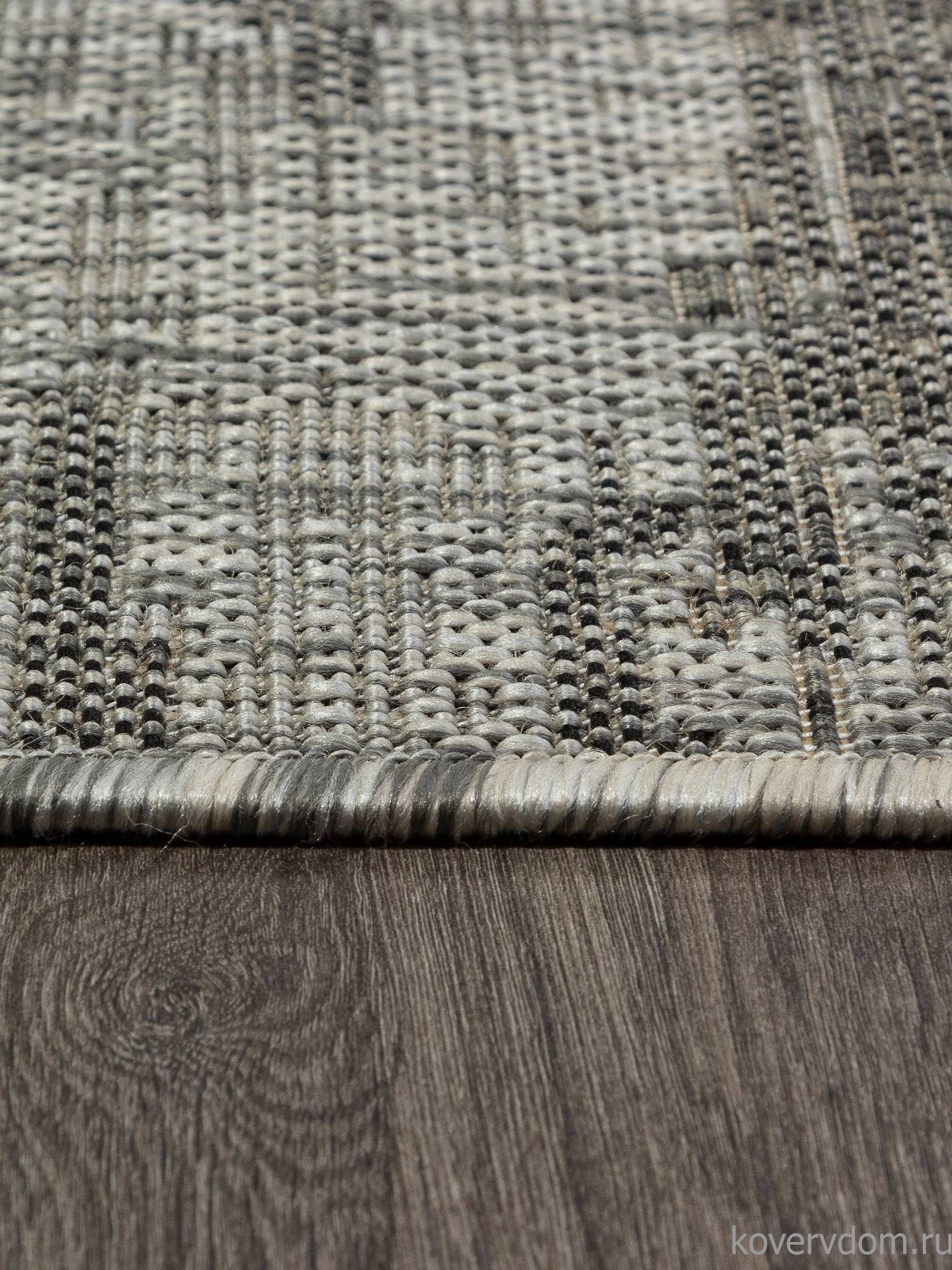 Ковер-циновка KAIR-A S143 GRAY Овал