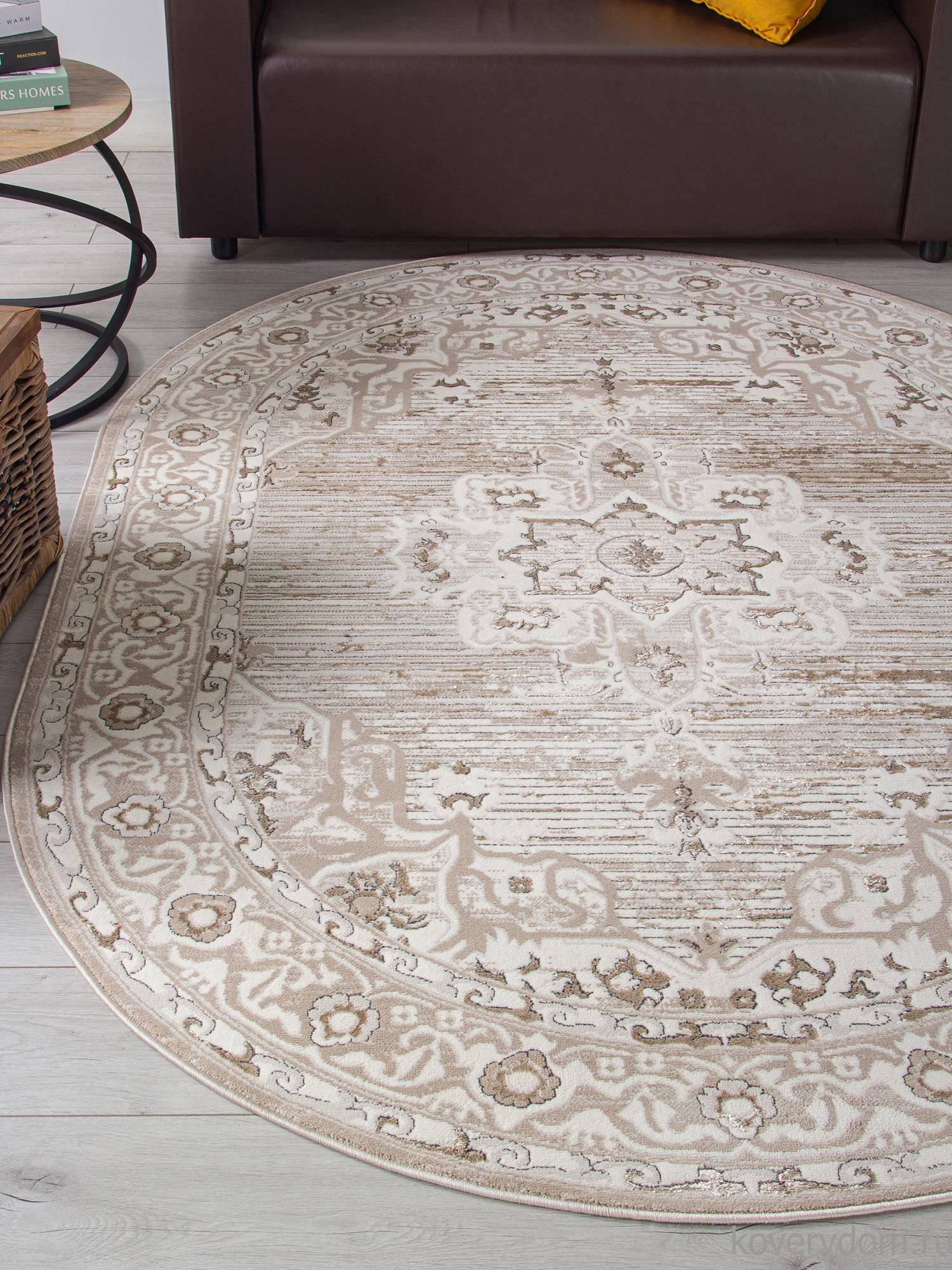 Ковер NOVA 04089A CREAM HB / LIGHT GRI HB Овал