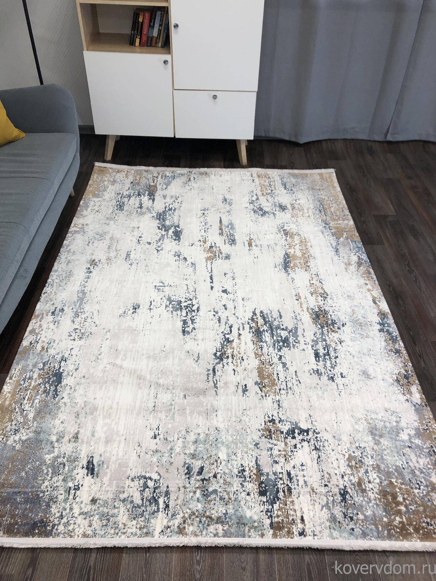 Ковер DOKU 9347H BLUE / CREAM