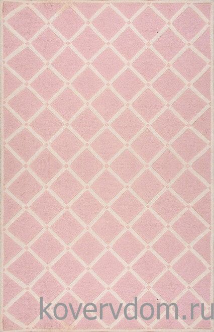 Ковер ручной работы скандинавский RHOMBUS PINK Ковер ручной работы скандинавский RHOMBUS PINK
