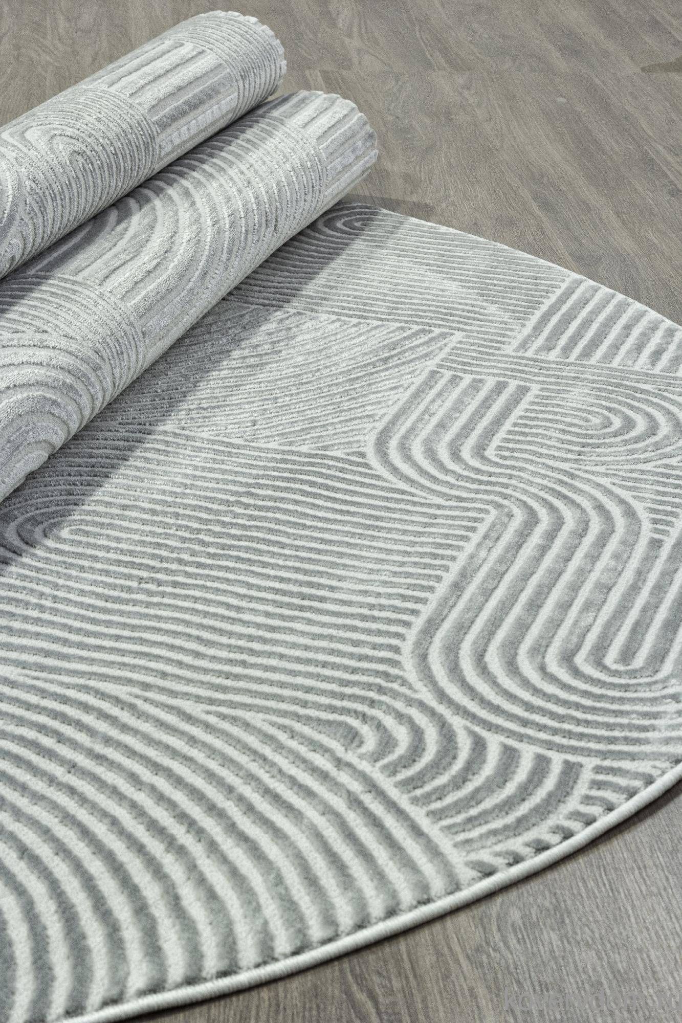 Ковер SIROCCO E508AQ D.GREY / GREY Овал Ковер SIROCCO E508AQ D.GREY / GREY Овал