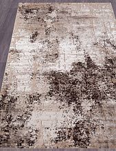 Пушистый круглый ковер ARMINA 04047B DARK BROWN