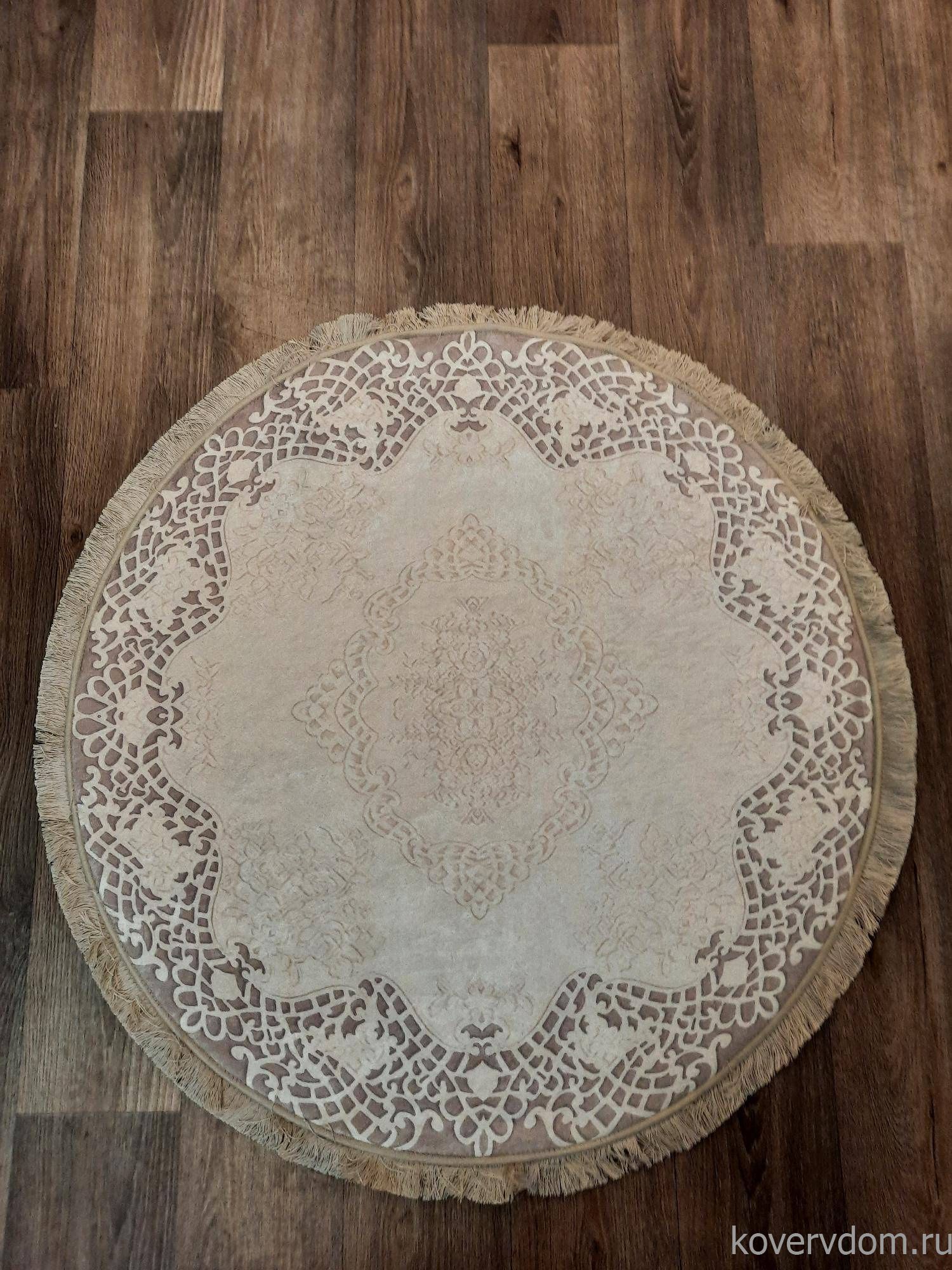 Ковер Decovilla 21003.101 DANTEL Светло-коричневый Круг Ковер Decovilla 21003.101 DANTEL Светло-коричневый Круг