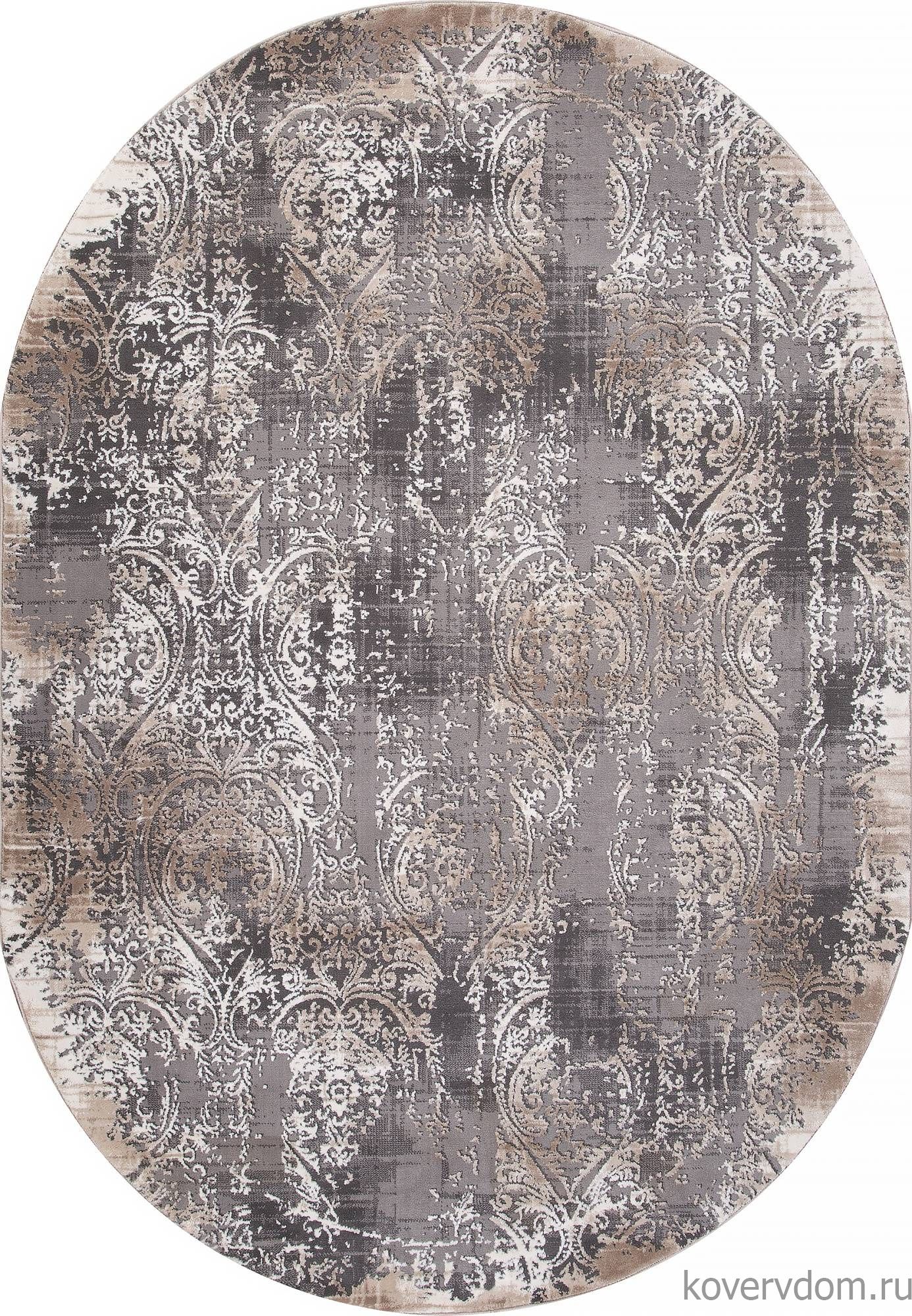 Ковер ARMINA 04078C GREY / BROWN Овал Ковер ARMINA 04078C GREY / BROWN Овал