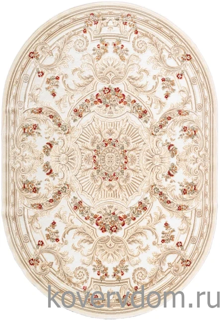 Рельефный ковер из вискозы GENOVA 38388 6262 60 Овал