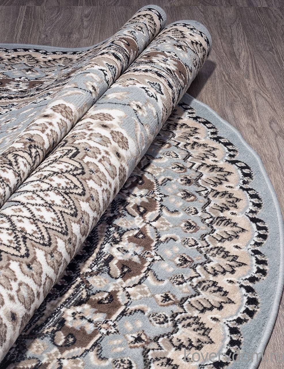 Ковер SIERRA D504 BLUE-BROWN 2 Овал Ковер SIERRA D504 BLUE-BROWN 2 Овал