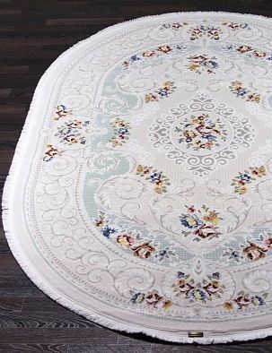 Ковер TRUVA 08327A BLUE / BLUE Овал