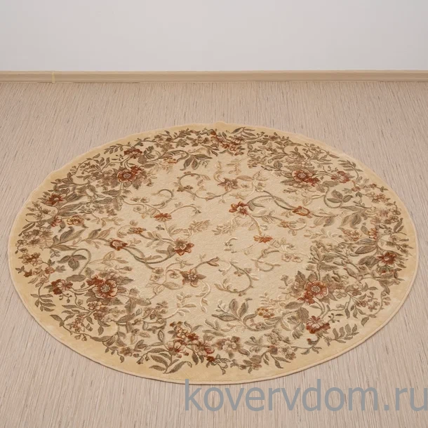 Рельефный ковер из вискозы GENOVA 38027 6262 60 КРУГ