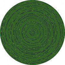 Круглый ковер Абстракция 40172-03 КРУГ зеленый