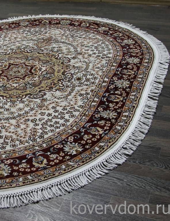 Ковер SHAHREZA d202 CREAM-RED Овал