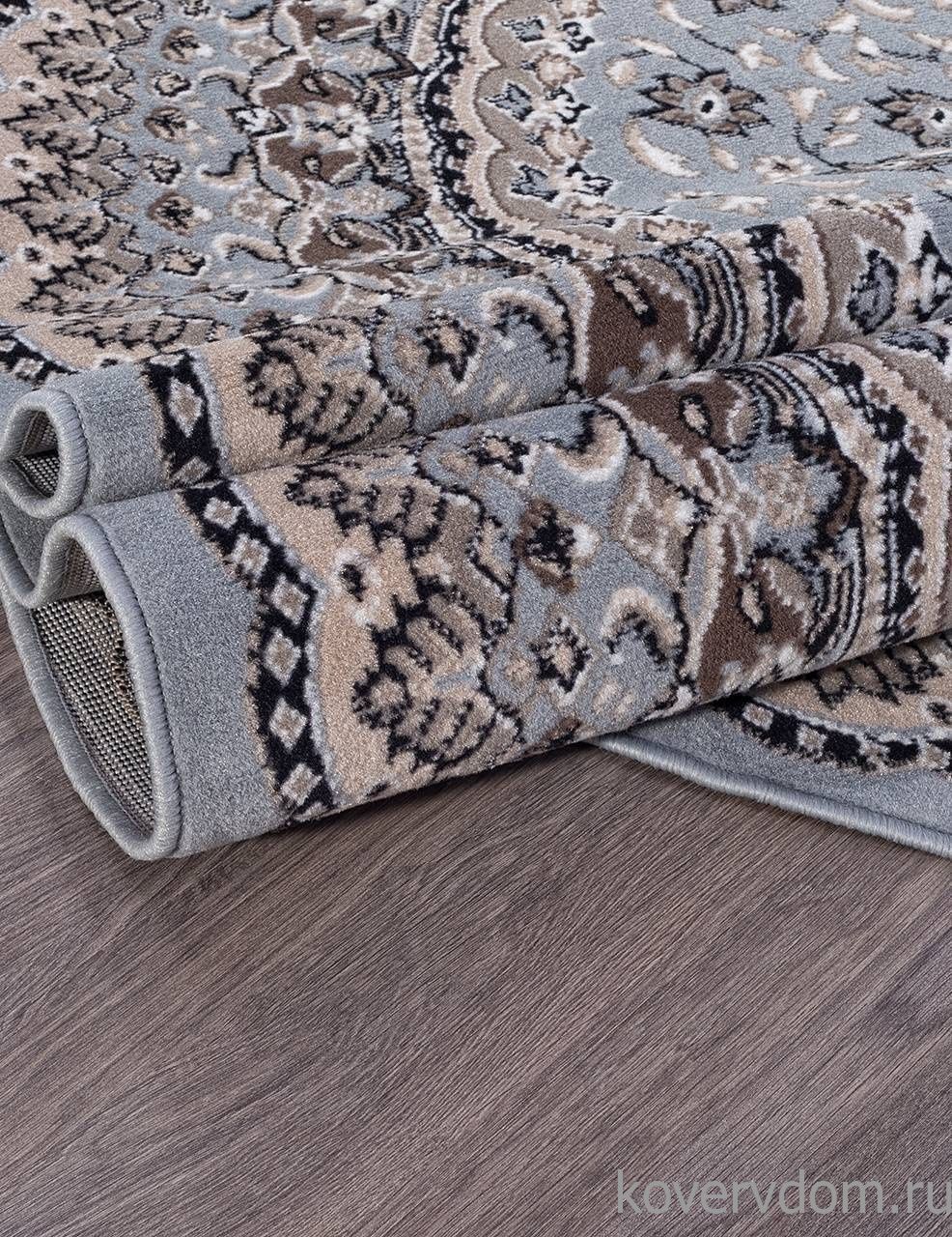 Ковер SIERRA D504 BLUE-BROWN 2 Овал Ковер SIERRA D504 BLUE-BROWN 2 Овал