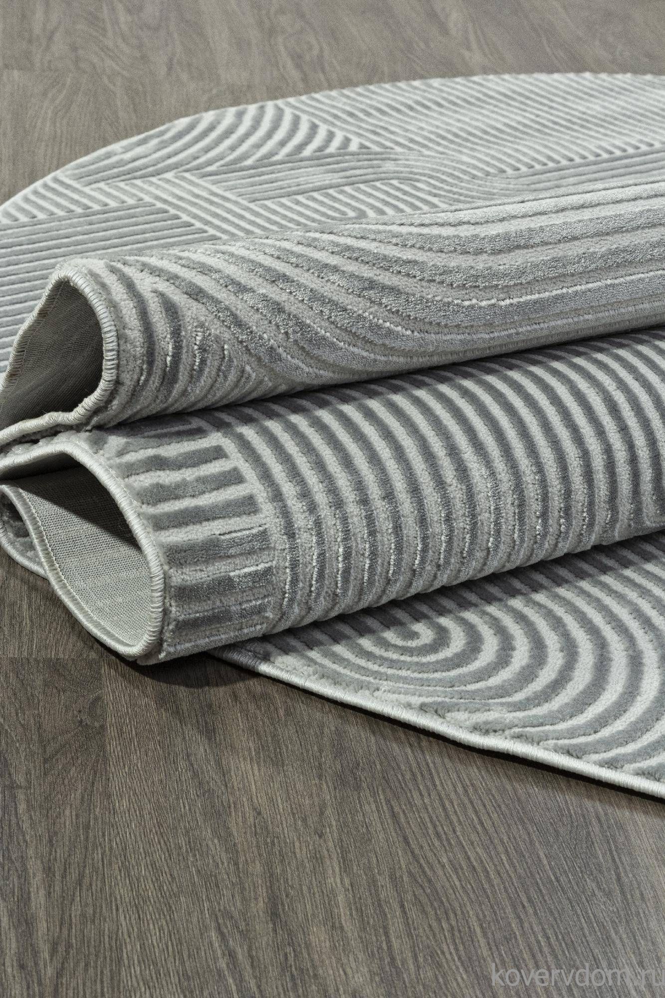 Ковер SIROCCO E508AQ D.GREY / GREY Овал Ковер SIROCCO E508AQ D.GREY / GREY Овал